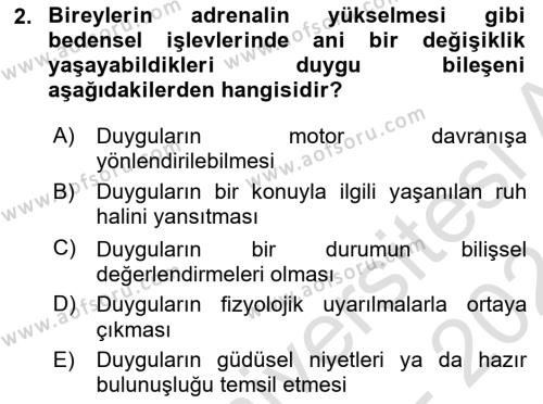 İkna Edici İletişim Dersi 2023 - 2024 Yılı (Final) Dönem Sonu Sınavı 2. Soru