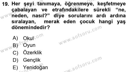 Sağlık Kurumlarında İletişim Dersi 2023 - 2024 Yılı (Vize) Ara Sınavı 19. Soru