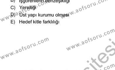 Okuma Ve Yazma Becerileri 2 Dersi 2012 - 2013 Yılı (Vize) Ara Sınavı 2. Soru