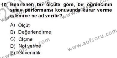 İng. Öğretmenliğinde Öğretim Teknolojileri Ve Materyal Tasarımı 2 Dersi 2013 - 2014 Yılı (Final) Dönem Sonu Sınavı 10. Soru