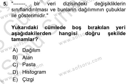 Yönetim Sistemleri ve Risk Yönetimi Dersi 2022 - 2023 Yılı (Final) Dönem Sonu Sınavı 5. Soru