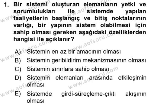 Çalışma Hayatında Bilgi ve Belge Yönetimi Dersi 2023 - 2024 Yılı (Vize) Ara Sınavı 1. Soru