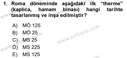 İş Hijyeni ve Ergonomi Dersi 2020 - 2021 Yılı Yaz Okulu Sınavı 1. Soru