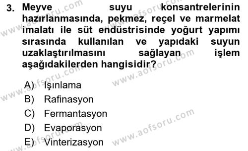 Sektörel İş Sağlığı ve Güvenliği Dersi 2021 - 2022 Yılı Yaz Okulu Sınavı 3. Soru