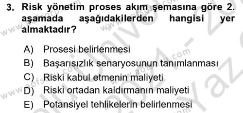 Tehlikeli Madde Taşımacılığı ve Güvenliği Dersi 2021 - 2022 Yılı Yaz Okulu Sınavı 3. Soru