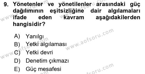 İşletmelerde Sosyal Sorumluluk Ve Etik Dersi 2023 - 2024 Yılı Yaz Okulu Sınavı 9. Soru