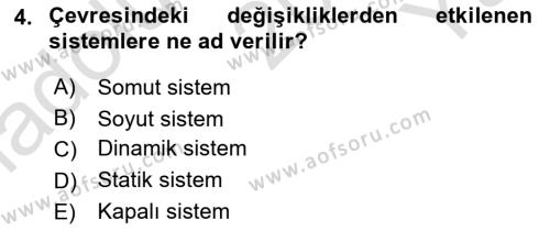 İşletme Bilgi Sistemleri Dersi 2023 - 2024 Yılı Yaz Okulu Sınavı 4. Soru