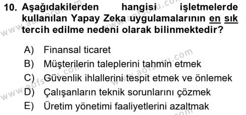 Teknoloji,İnnovasyon Ve Girişimcilik Dersi 2021 - 2022 Yılı (Vize) Ara Sınavı 10. Soru