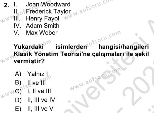 Teknoloji,İnnovasyon Ve Girişimcilik Dersi 2021 - 2022 Yılı (Vize) Ara Sınavı 2. Soru