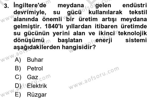 Teknoloji,İnnovasyon Ve Girişimcilik Dersi 2021 - 2022 Yılı (Vize) Ara Sınavı 3. Soru