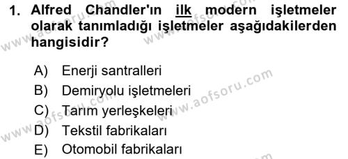 Teknoloji,İnnovasyon Ve Girişimcilik Dersi 2022 - 2023 Yılı Yaz Okulu Sınavı 1. Soru