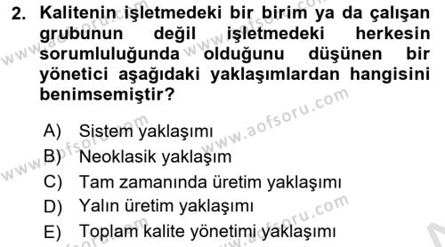 Teknoloji,İnnovasyon Ve Girişimcilik Dersi 2022 - 2023 Yılı Yaz Okulu Sınavı 2. Soru