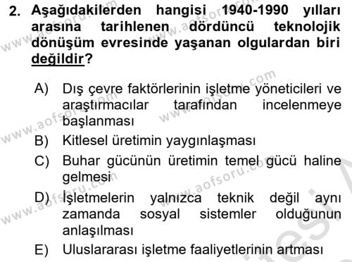 Teknoloji,İnnovasyon Ve Girişimcilik Dersi 2023 - 2024 Yılı (Vize) Ara Sınavı 2. Soru