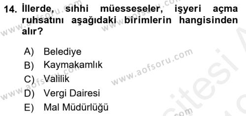 Girişimcilik ve İş Kurma Dersi 2018 - 2019 Yılı (Final) Dönem Sonu Sınavı 14. Soru