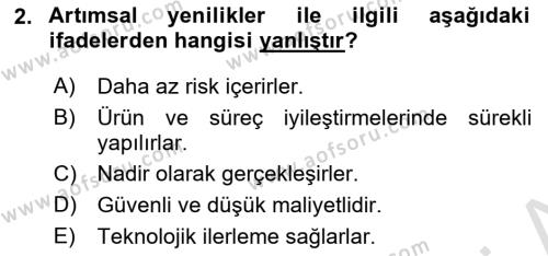 Yönetimde Güncel Yaklaşımlar Dersi 2021 - 2022 Yılı Yaz Okulu Sınavı 2. Soru