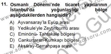 Türkiye´nin Kültürel Mirası 1 Dersi 2012 - 2013 Yılı (Vize) Ara Sınavı 11. Soru