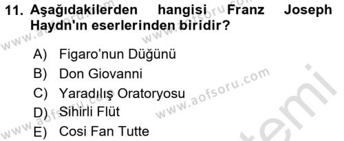 Kültür Tarihi Dersi 2023 - 2024 Yılı (Final) Dönem Sonu Sınavı 11. Soru