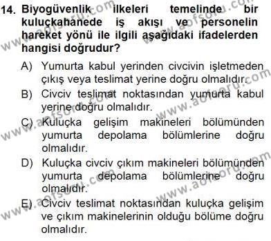 Temel Zootekni Dersi 2012 - 2013 Yılı (Final) Dönem Sonu Sınavı 14. Soru