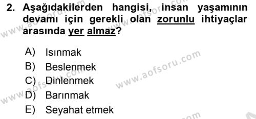 Hayvancılık Ekonomisi Dersi 2021 - 2022 Yılı (Vize) Ara Sınavı 2. Soru