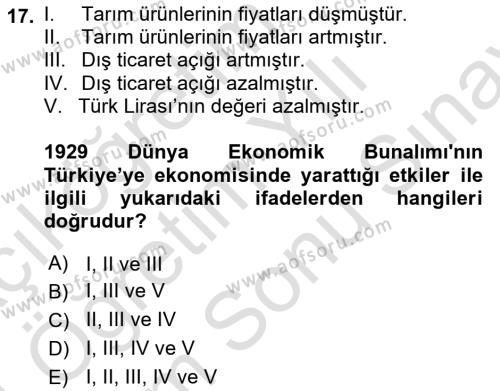 Hayvancılık Ekonomisi Dersi 2023 - 2024 Yılı (Final) Dönem Sonu Sınavı 17. Soru