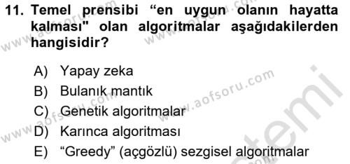 Lojistikte Teknoloji Kullanımı Dersi 2023 - 2024 Yılı Yaz Okulu Sınavı 11. Soru