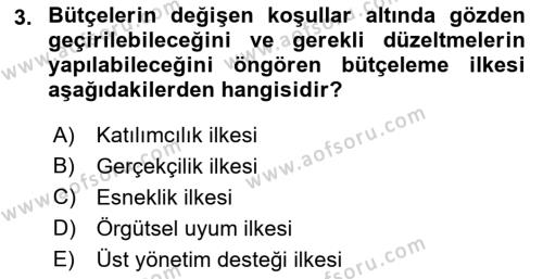 Lojistik Maliyetleri Ve Raporlama Dersi 2023 - 2024 Yılı (Final) Dönem Sonu Sınavı 3. Soru