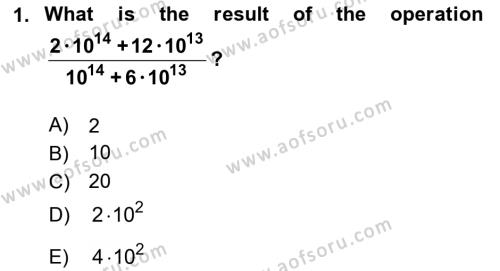 Mathematics 1 Dersi 2017 - 2018 Yılı (Vize) Ara Sınavı 1. Soru