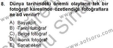 Haber Toplama Teknikleri Dersi 2012 - 2013 Yılı (Final) Dönem Sonu Sınavı 8. Soru