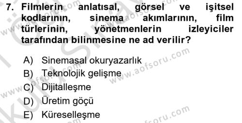 Medya Ekonomisi ve İşletmeciliği Dersi 2020 - 2021 Yılı Yaz Okulu Sınavı 7. Soru