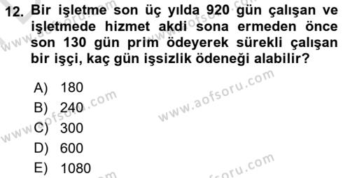 Ön Muhasebe Yazılımları Ve Kullanımı Dersi 2021 - 2022 Yılı (Final) Dönem Sonu Sınavı 12. Soru