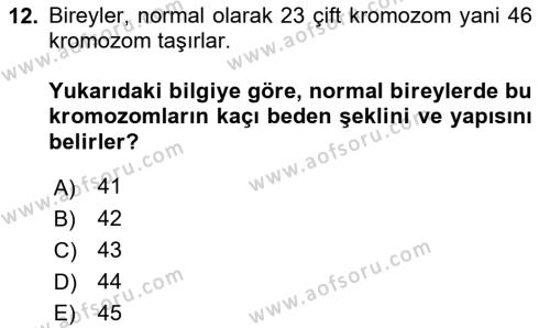 Kriminoloji Dersi 2020 - 2021 Yılı Yaz Okulu Sınavı 12. Soru