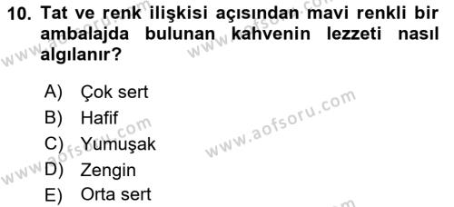 Mağaza Atmosferi Dersi 2022 - 2023 Yılı (Final) Dönem Sonu Sınavı 10. Soru