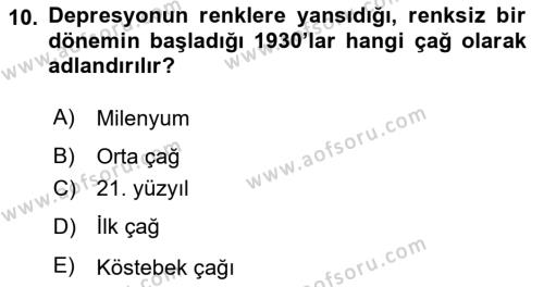 Mağaza Atmosferi Dersi 2023 - 2024 Yılı (Final) Dönem Sonu Sınavı 10. Soru