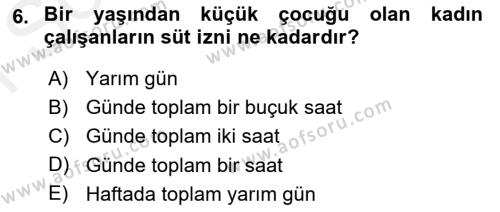 Perakende Yönetimi Dersi 2018 - 2019 Yılı (Final) Dönem Sonu Sınavı 6. Soru