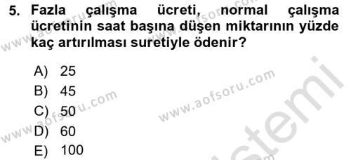 Perakende Yönetimi Dersi 2019 - 2020 Yılı (Final) Dönem Sonu Sınavı 5. Soru