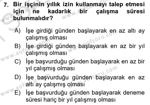 Perakende Yönetimi Dersi 2021 - 2022 Yılı (Final) Dönem Sonu Sınavı 7. Soru