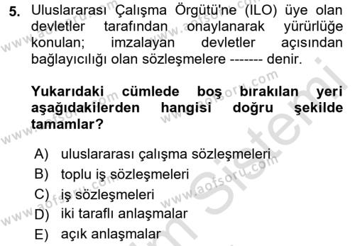 Perakende Yönetimi Dersi 2023 - 2024 Yılı (Final) Dönem Sonu Sınavı 5. Soru