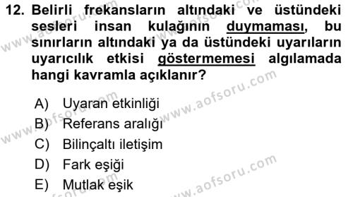 Pazarlama İlkeleri Dersi 2024 - 2025 Yılı (Vize) Ara Sınavı 12. Soru