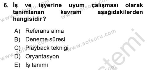 Satış Yönetimi Dersi 2023 - 2024 Yılı (Final) Dönem Sonu Sınavı 6. Soru