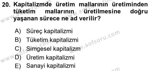 Tanıtım Ve Pazarlama Dersi 2021 - 2022 Yılı (Vize) Ara Sınavı 20. Soru