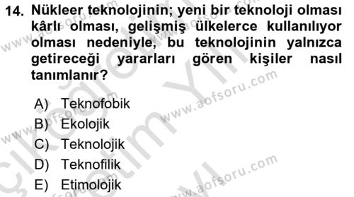 İnternet Ve Mobil Pazarlama Dersi 2021 - 2022 Yılı Yaz Okulu Sınavı 14. Soru