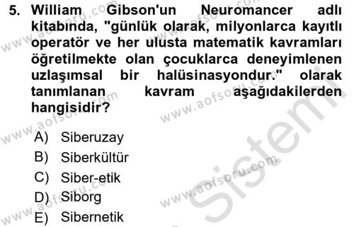 İnternet Ve Mobil Pazarlama Dersi 2024 - 2025 Yılı (Vize) Ara Sınavı 5. Soru