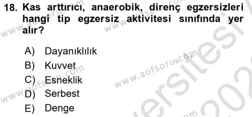 Hastalıklar Bilgisi Dersi 2021 - 2022 Yılı (Vize) Ara Sınavı 18. Soru