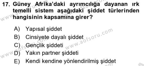 Sağlık İşletmelerinde Davranış Dersi 2022 - 2023 Yılı Yaz Okulu Sınavı 17. Soru