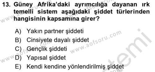 Sağlık İşletmelerinde Davranış Dersi 2023 - 2024 Yılı (Final) Dönem Sonu Sınavı 13. Soru