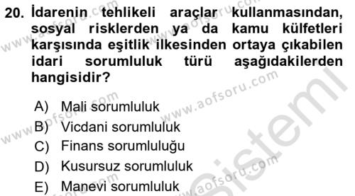 Sağlık İşletmeciliği 2 Dersi 2022 - 2023 Yılı Yaz Okulu Sınavı 20. Soru