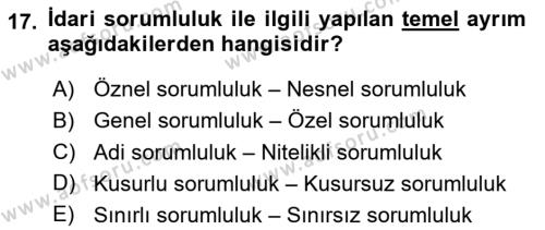 Sağlık İşletmeciliği 2 Dersi 2023 - 2024 Yılı (Final) Dönem Sonu Sınavı 17. Soru