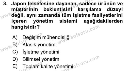 Sağlık İşletmelerinde Halkla İlişkiler Dersi 2022 - 2023 Yılı Yaz Okulu Sınavı 3. Soru