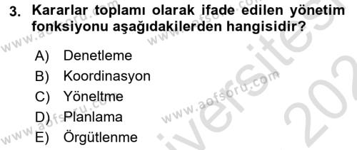 Sağlık İşletmelerinde Halkla İlişkiler Dersi 2023 - 2024 Yılı (Final) Dönem Sonu Sınavı 3. Soru