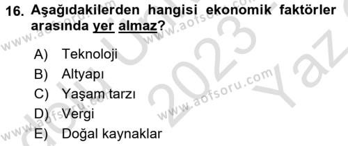 Sağlık İşletmelerinde Halkla İlişkiler Dersi 2023 - 2024 Yılı Yaz Okulu Sınavı 16. Soru